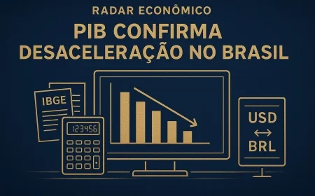 PIB confirma desaceleração no Brasil