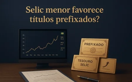Selic menor favorece títulos prefixados?