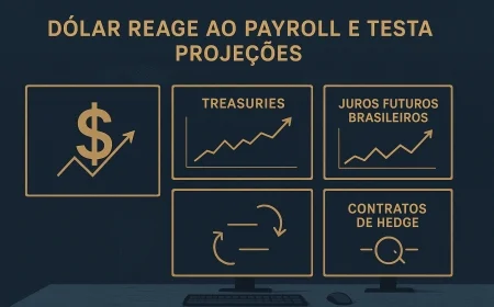 Dólar reage ao payroll e testa projeções