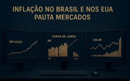 Inflação no Brasil e nos EUA pauta mercados