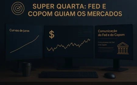 Super Quarta: Fed e Copom guiam os mercados