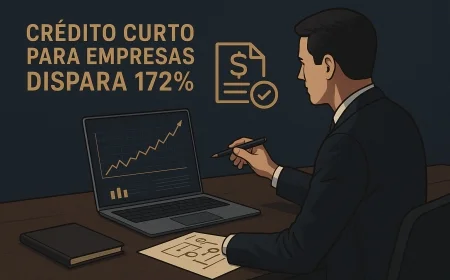 Crédito curto para empresas dispara 172%