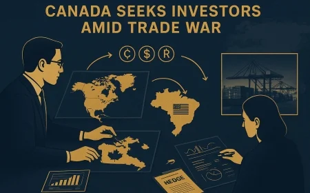 Canadá busca investidores em meio à guerra comercial