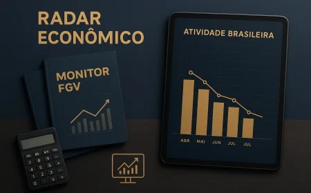 Economia recua em julho, aponta Monitor da FGV
