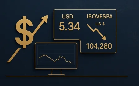 Dólar e Ibovespa sob pressão política
