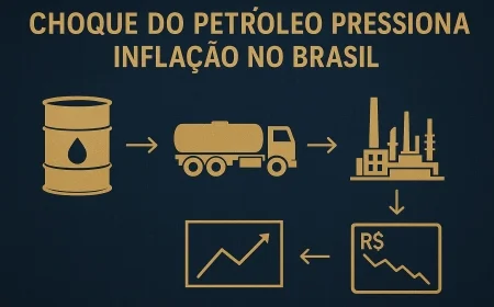 Choque do petróleo pressiona inflação no Brasil