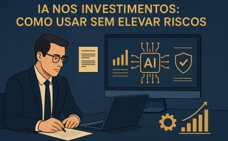 IA nos investimentos: como usar sem elevar riscos