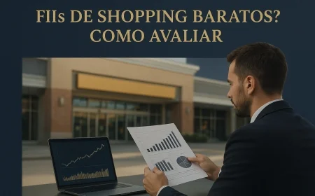 FIIs de shopping baratos? Como avaliar
