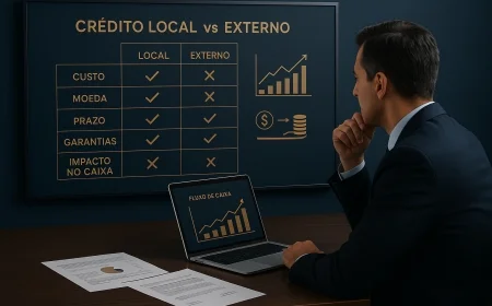 Crédito externo ou local: matriz para o CFO