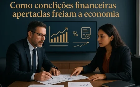 Como condições financeiras apertadas freiam a economia