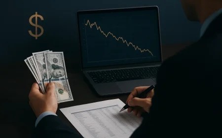 Dólar cai a R$ 4,98 e recua na semana