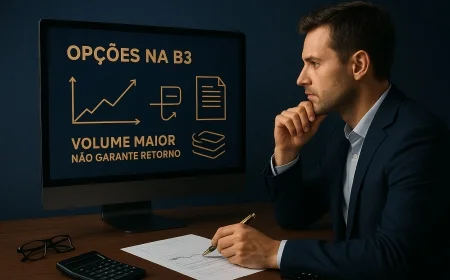 Opções na B3: volume maior não garante retorno