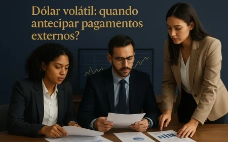 Dólar volátil: quando antecipar pagamentos externos?