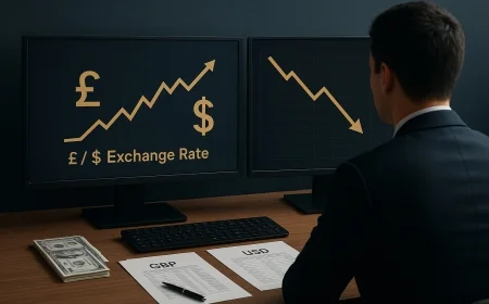 Libra sobe e dólar recua após inflação britânica
