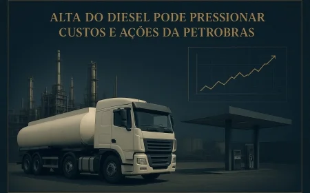 Alta do diesel pode pressionar custos e ações da Petrobras