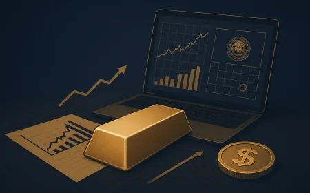 Ouro antes do Fed: fatores, dólar e riscos